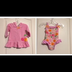 Absorba 6-9 month Swimsuit and Coverup